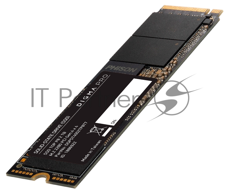 Накопитель SSD Digma PCI-E 4.0 x4 2Tb DGPST4002TP8T7 Pro Top P8 M.2 2280