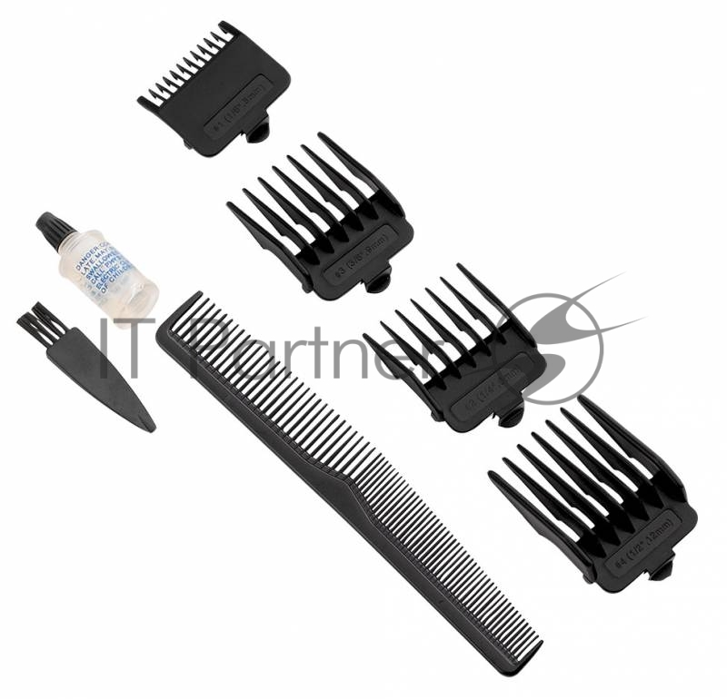 Машинка для стрижки Polaris PHC 0714 синий 7Вт (насадок в компл:4шт)