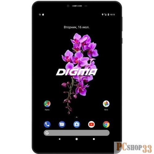 Планшет 8 IPS Digma CITI Octa 80 4/64Gb LTE black (CS8218PL)