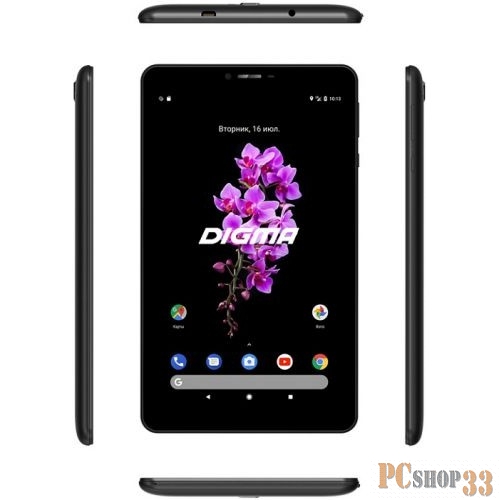 Планшет 8 IPS Digma CITI Octa 80 4/64Gb LTE black (CS8218PL)