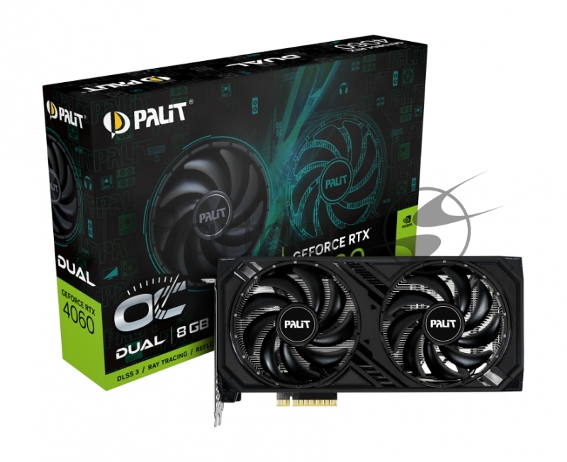 Видеокарта Palit PA-RTX4060 DUAL OC 8GB