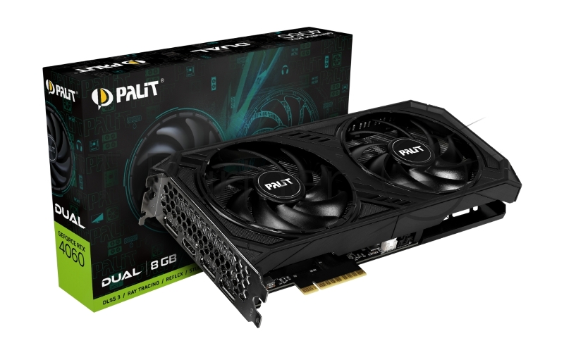 Видеокарта Palit PA-RTX4060 DUAL 8GB