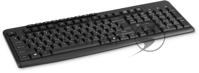 Клавиатура Оклик K225W белый USB беспроводная Multimedia (1875235)