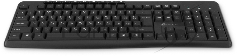 Клавиатура Оклик K225W белый USB беспроводная Multimedia (1875235)