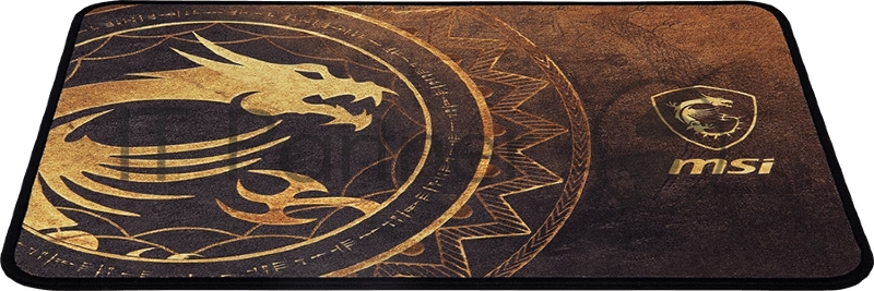 Коврик для мыши MSI Agility GD21 Dragon Tiamat золотистый/рисунок 220x3x320мм