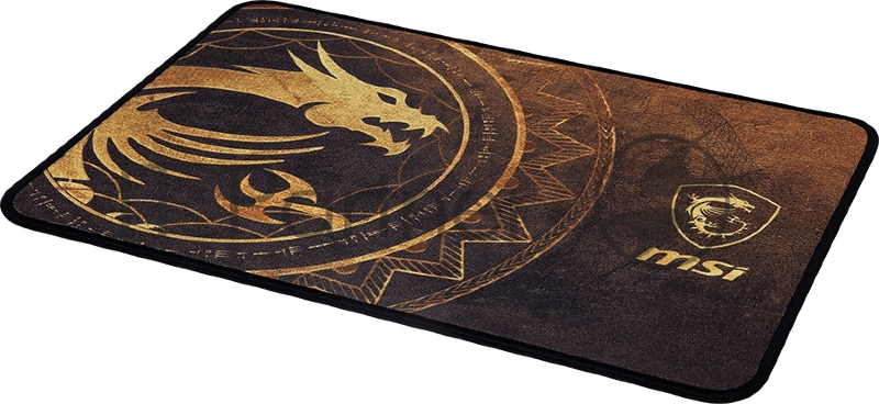 Коврик для мыши MSI Agility GD21 Dragon Tiamat золотистый/рисунок 220x3x320мм