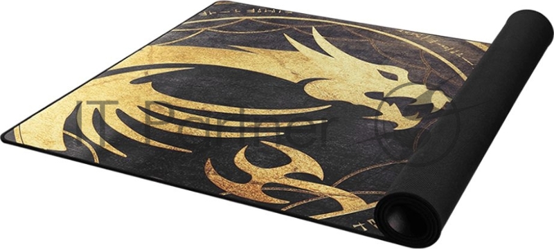Коврик для мыши MSI Agility GD80 Dragon Tiamat золотистый/рисунок 400x3x900мм