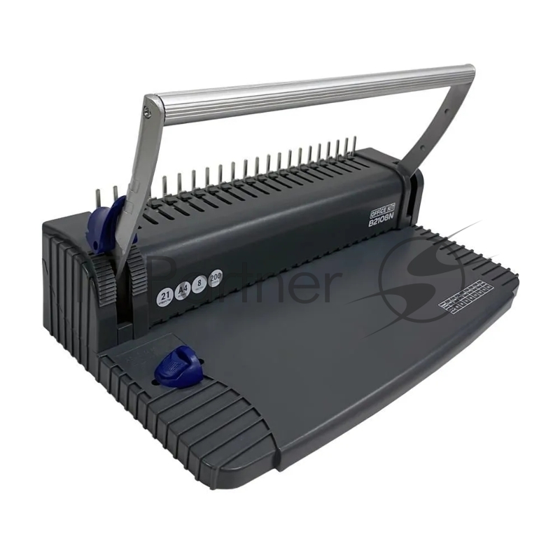 Переплетчик Office Kit B2108N A4/перф.8л.сшив/макс.200л./пла (6-22мм)