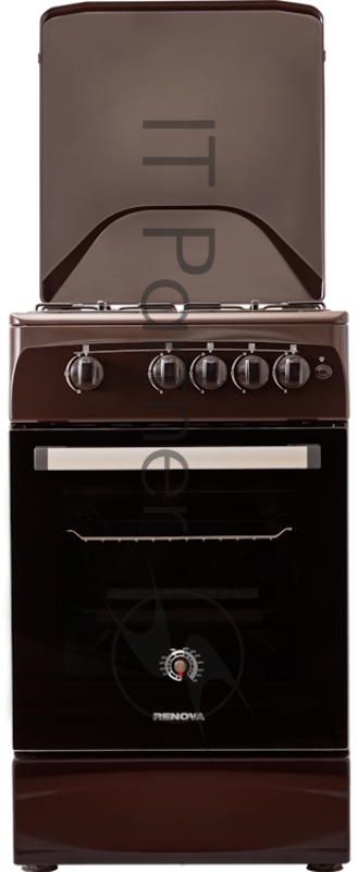 Плита газовая RENOVA SG5G-BR коричневый