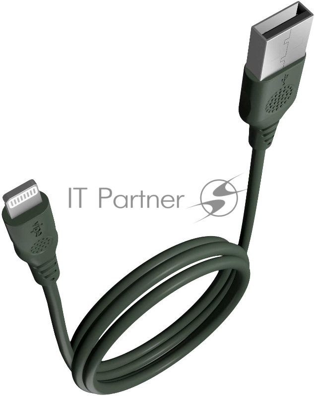 Кабель Vipe VPCBLMFIPVCGRN USB (m)-Lightning (m) 1.2м зеленый