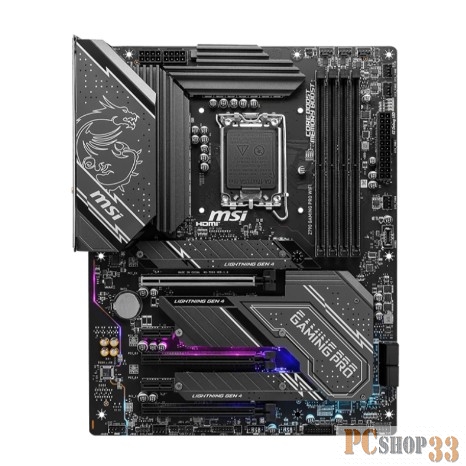 Материнская плата MSI Z790 GAMING PRO WIFI Soc-1700 Intel Z790 4xDDR5 ATX AC`97 8ch(7.1) 1 x 2.5Gigabit + Gigabit Ethernet RAID+HDMI