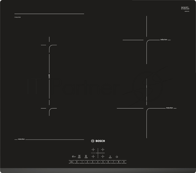 Индукционная варочная поверхность Serie 4, стеклокерамика