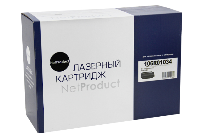 Картридж NetProduct (N-106R01034) для Xerox Phaser 3420/3425, 10K