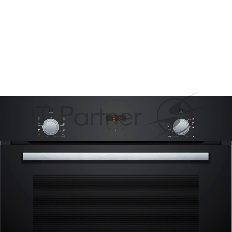 Встраиваемый духовой шкаф60 x 60 cm,Serie 2, 66л, гриль, конвекция, черный