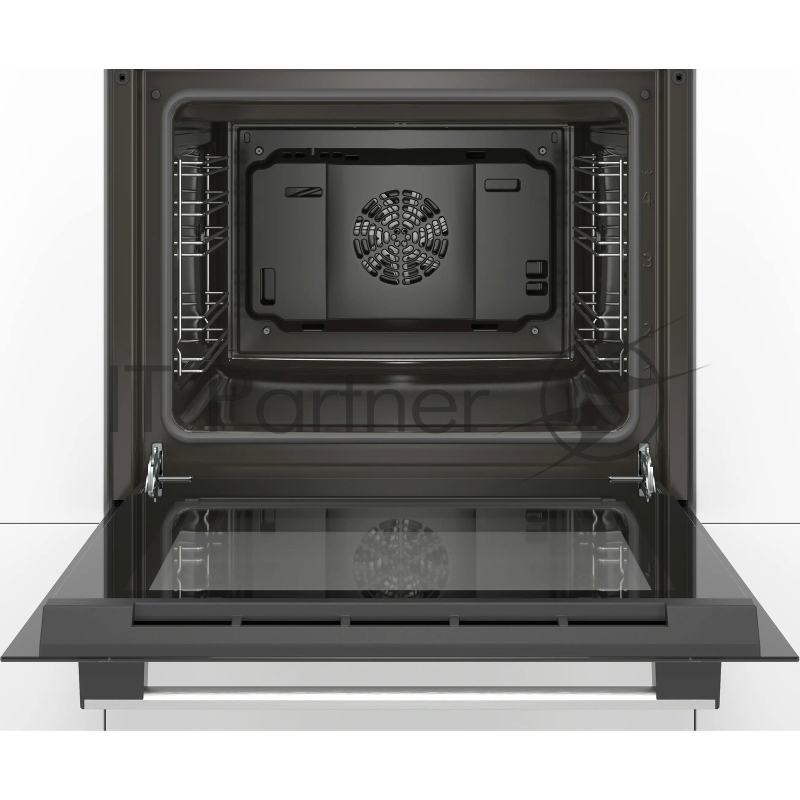 Встраиваемый духовой шкаф60 x 60 cm,Serie 2, 66л, гриль, конвекция, черный
