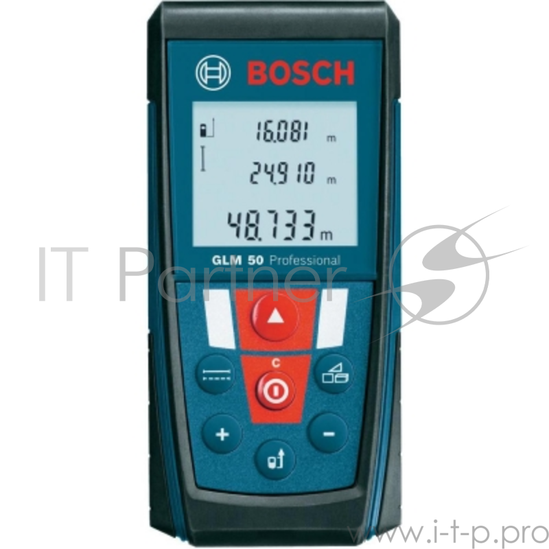 Дальномер Bosch GLM 50 Professional 0601072200, лазерный (50м, 2xAAA) + чехол