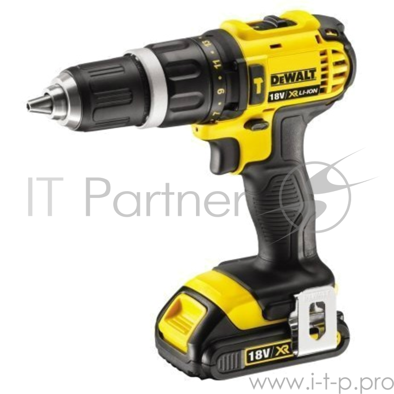 Дрель-шуруповерт ударная DeWalt DCD785C2-QW 350Вт аккум. патрон:быстрозажимной