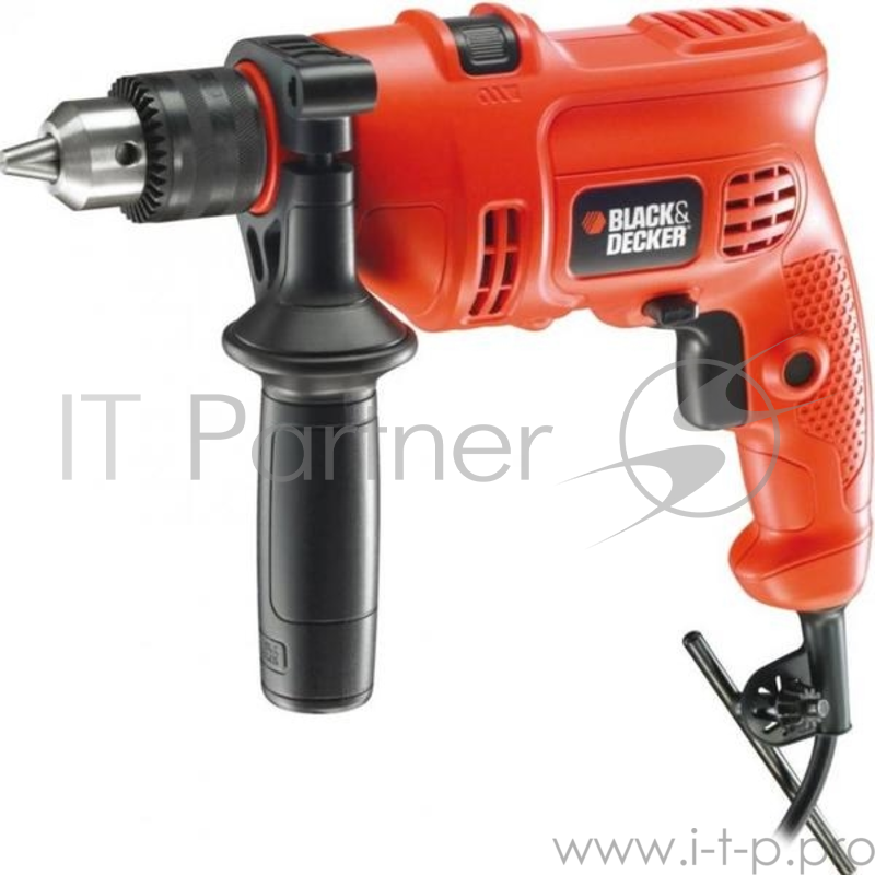 Дрель ударная Black & Decker KR504RE-XK 500Вт патрон:кулачковый реверс