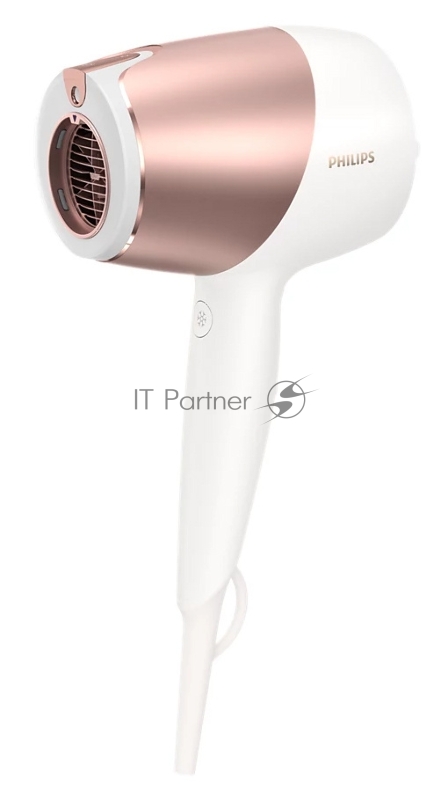 Фен Philips BHD827/00 1800Вт белый/золотистый