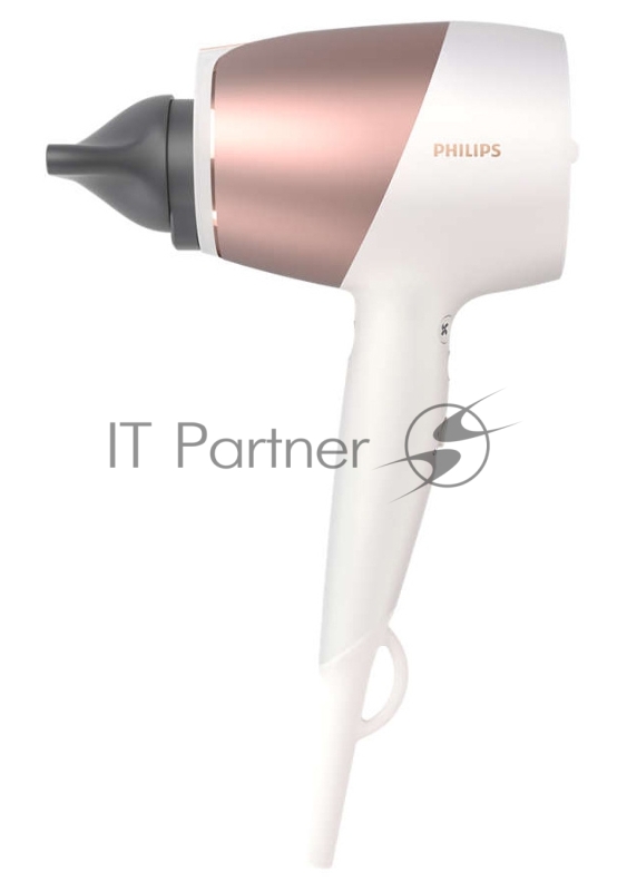 Фен Philips BHD827/00 1800Вт белый/золотистый