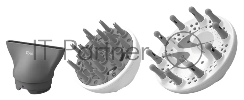 Фен Philips BHD827/00 1800Вт белый/золотистый