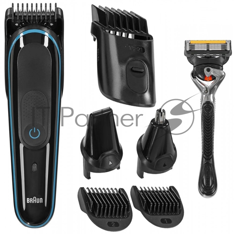 Триммер BRAUN 8-в-1 + бритва Gillette