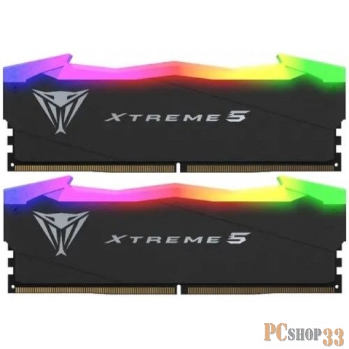 Память DDR5 2x16Gb 7600MHz Patriot PVXR532G76C36K Viper XTREME RGB RTL Gaming PC5-60800 CL36 DIMM 288-pin 1.45В с радиатором Ret