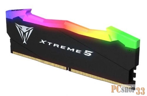 Память DDR5 2x16Gb 7800MHz Patriot PVXR532G78C38K Viper XTREME RGB RTL Gaming PC5-62400 CL38 DIMM 288-pin 1.45В с радиатором Ret