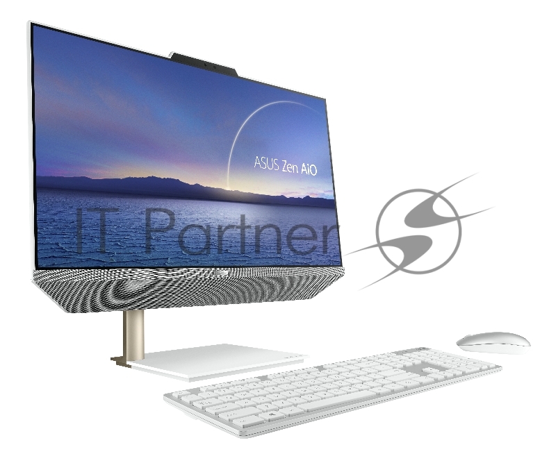 Моноблок ASUS A5401WRAK-WA051W 23.8(1920x1080 (матовый) IPS)/Intel Core i5 10500T(2.3Ghz)/8192Mb/512PCISS HD/Cam/BT/WiFi/war 1y/7kg/White/W11 + беспроводные KB+M