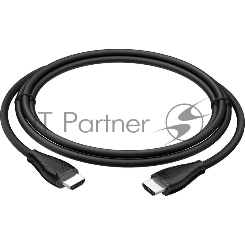 Кабель 1.0m HDMI черный, Ultra HD, 4K, 10.2 Гбит/с, 3D, экран