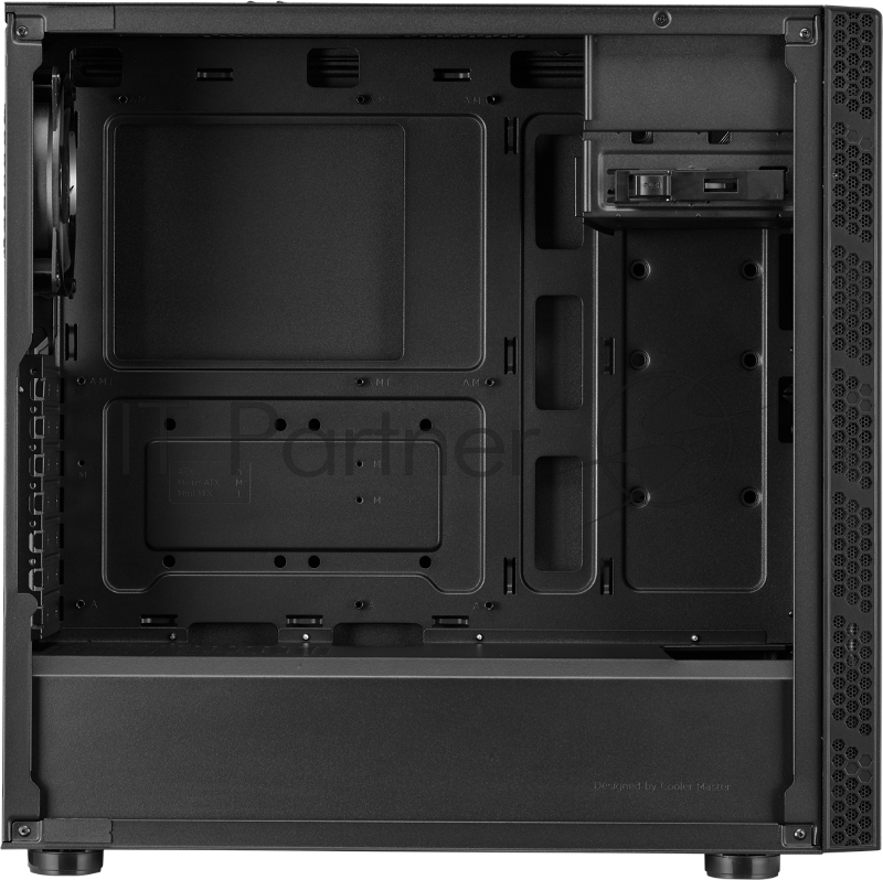 Корпус без блока питания Cooler Master MasterBox MB600L V2 With ODD,TG left panel, 2 x USB 3.2 Gen 1 Type-A, Black, w/o PSU