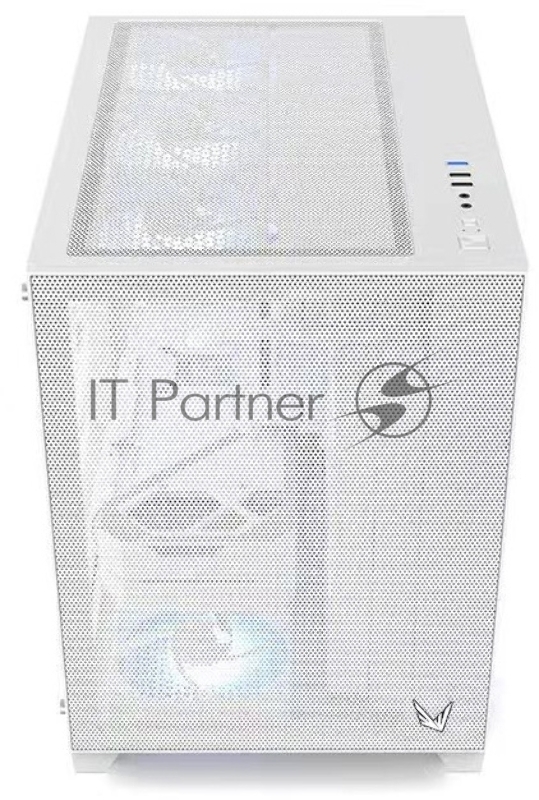 Корпус Formula Crystal Z5 белый без БП mATX 11x120mm 2xUSB2.0 1xUSB3.0 audio bott PSU