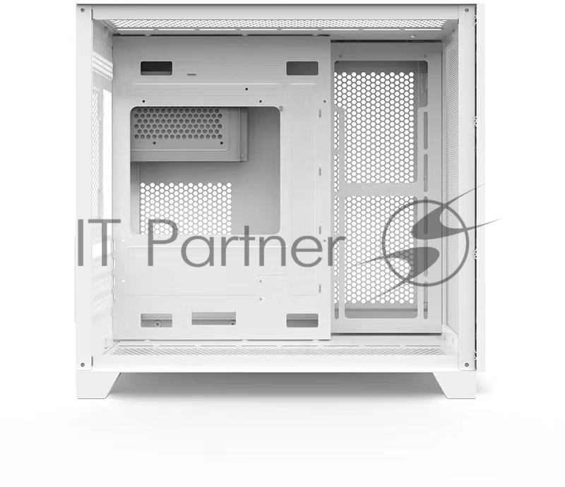Корпус Formula Crystal Z5 белый без БП mATX 11x120mm 2xUSB2.0 1xUSB3.0 audio bott PSU