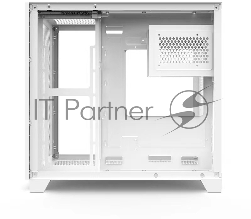 Корпус Formula Crystal Z5 белый без БП mATX 11x120mm 2xUSB2.0 1xUSB3.0 audio bott PSU