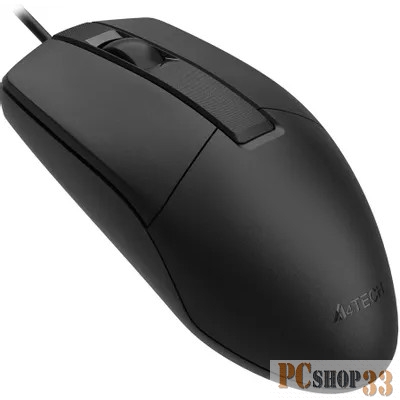 Мышь A4Tech OP-335S черный оптическая (1000dpi) silent USB (3but)