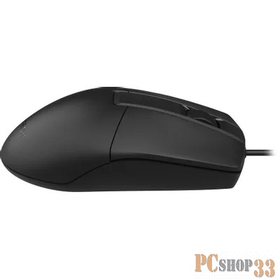 Мышь A4Tech OP-335S черный оптическая (1000dpi) silent USB (3but)