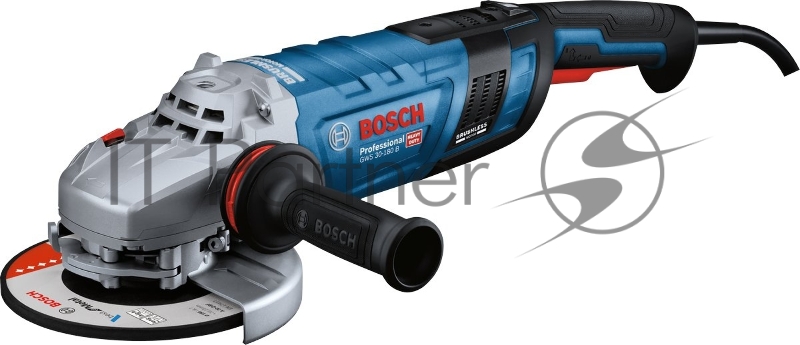 Углошлифовальная машина Bosch GWS 30-180 B 2800Вт 8500об/мин рез.шпин.:M14 d=180мм