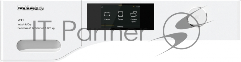 Отдельностоящая стирально-сушильная машина Miele WTR860WPM, 850x596x637 8/5 кг 1600 об/мин 48 дБ SteamCare PowerWash TwinDos MTouch Германия