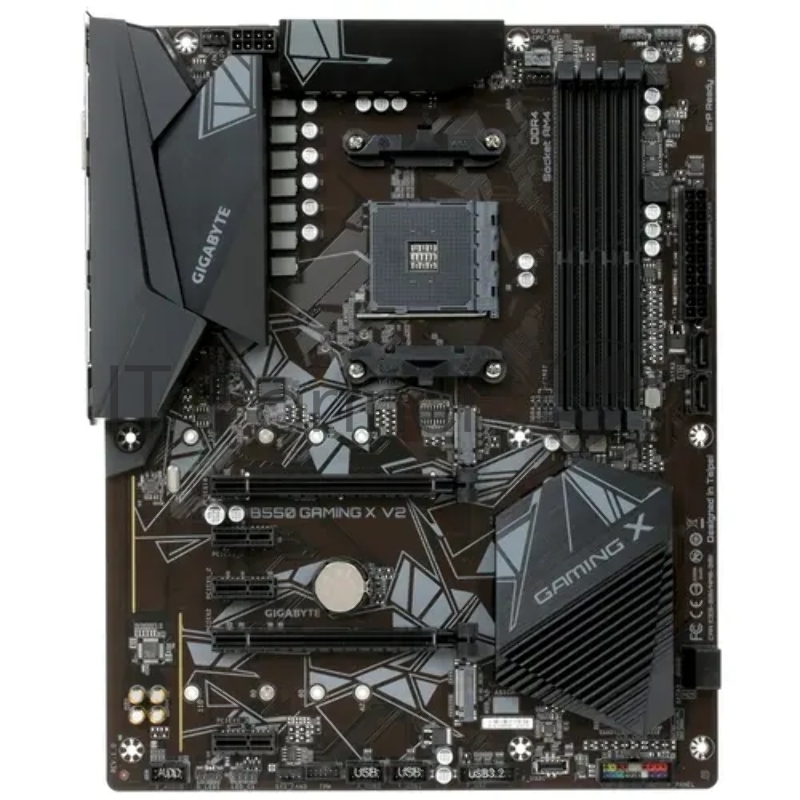 Материнская плата Gigabyte B550 GAMING X V2 (V1.4) AM4, AMD B550, 4xDDR4-3200 МГц, 2xPCI-Ex16, 2xM.2 ATX