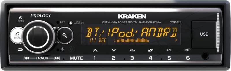 Автомагнитола Prology CDP-8.3 KRAKEN 1DIN 8x65Вт