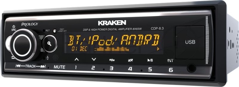 Автомагнитола Prology CDP-8.3 KRAKEN 1DIN 8x65Вт