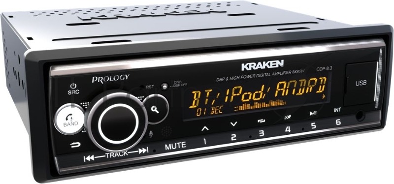 Автомагнитола Prology CDP-8.3 KRAKEN 1DIN 8x65Вт