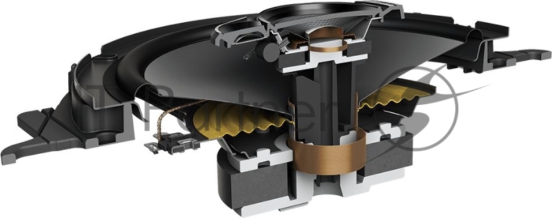 Колонки автомобильные Pioneer TS-A1677S 320Вт 87дБ 4Ом 16.5см (6 1/2дюйм) (ком.:2кол.) коаксиальные трехполосные