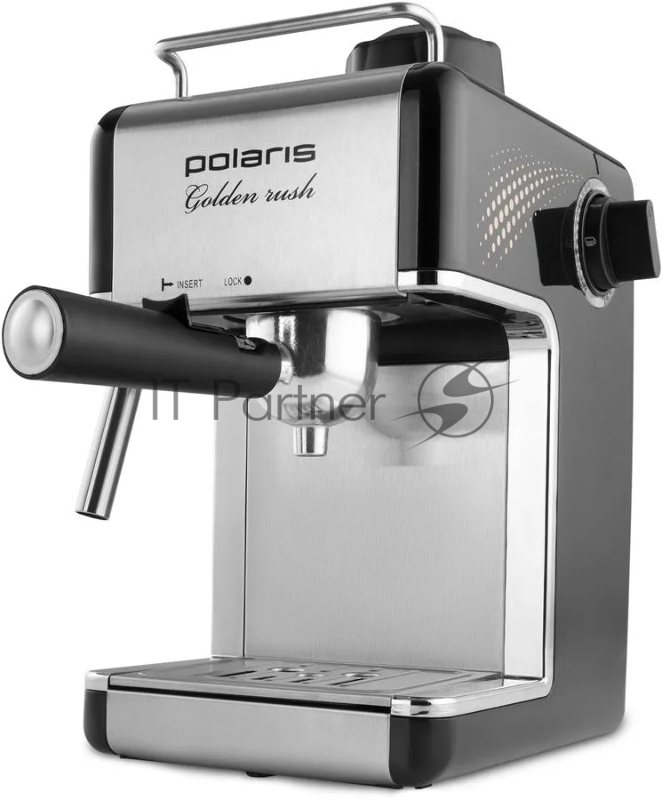 Кофеварка рожковая Polaris PCM 4006A 800Вт черный