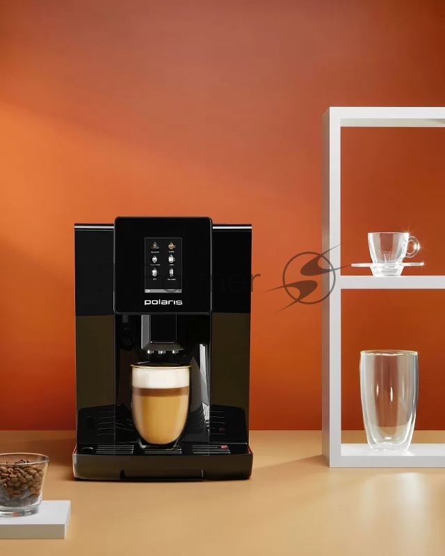 Кофемашина Polaris PACM 2060AC 1500Вт черный/серебристый