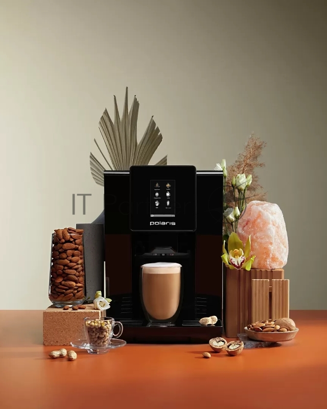 Кофемашина Polaris PACM 2060AC 1500Вт черный/серебристый
