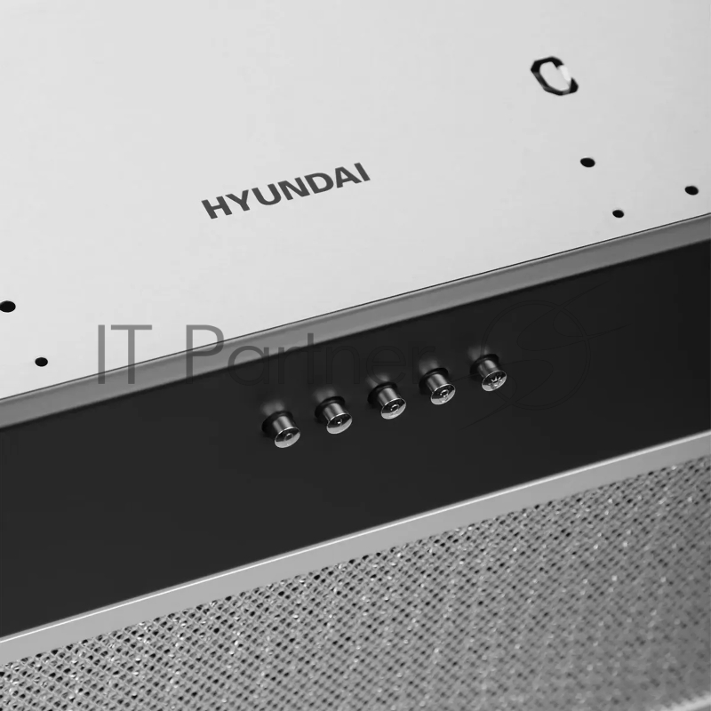 Вытяжка встраиваемая Hyundai HBB 6033 BK черный управление: кнопочное (1 мотор)