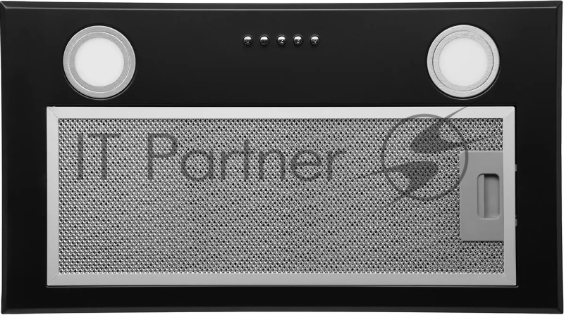 Вытяжка встраиваемая Hyundai HBB 6033 BK черный управление: кнопочное (1 мотор)