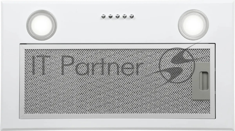 Вытяжка встраиваемая Hyundai HBB 6033 W белый управление: кнопочное (1 мотор)