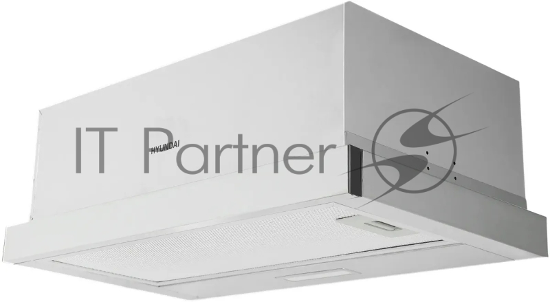 Вытяжка встраиваемая Hyundai HBH 6230 IX нержавеющая сталь управление: кнопочное (1 мотор)